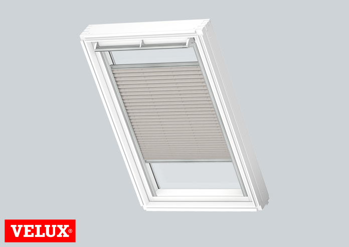 Flying Pleated, 1284 Grey - VELUX Loft Blind - Image 3